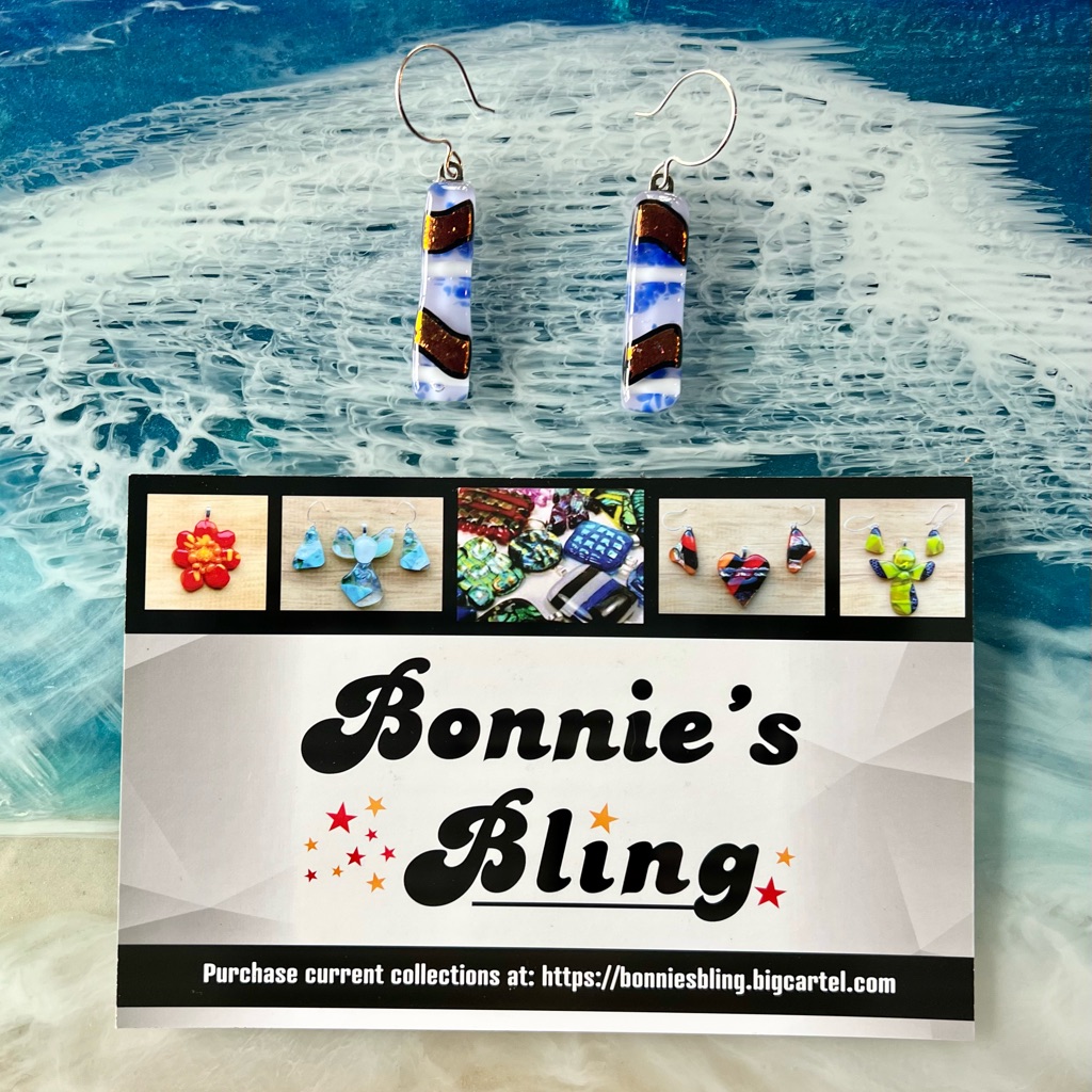 Bonnie’s Bling One Is A Kind Fused Glass Jewelry And Accessories To Wear.